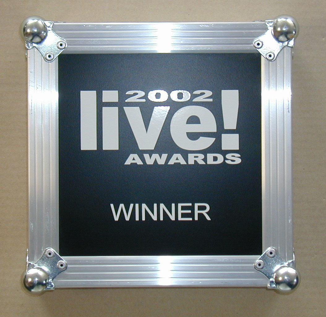 Funktion One winners of Live Award 2002