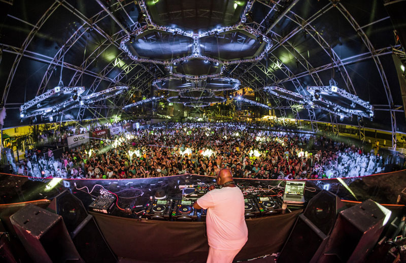 Carl Cox Playing Ultra Festival 2013 - Miami using PSM318 DJ Monitors